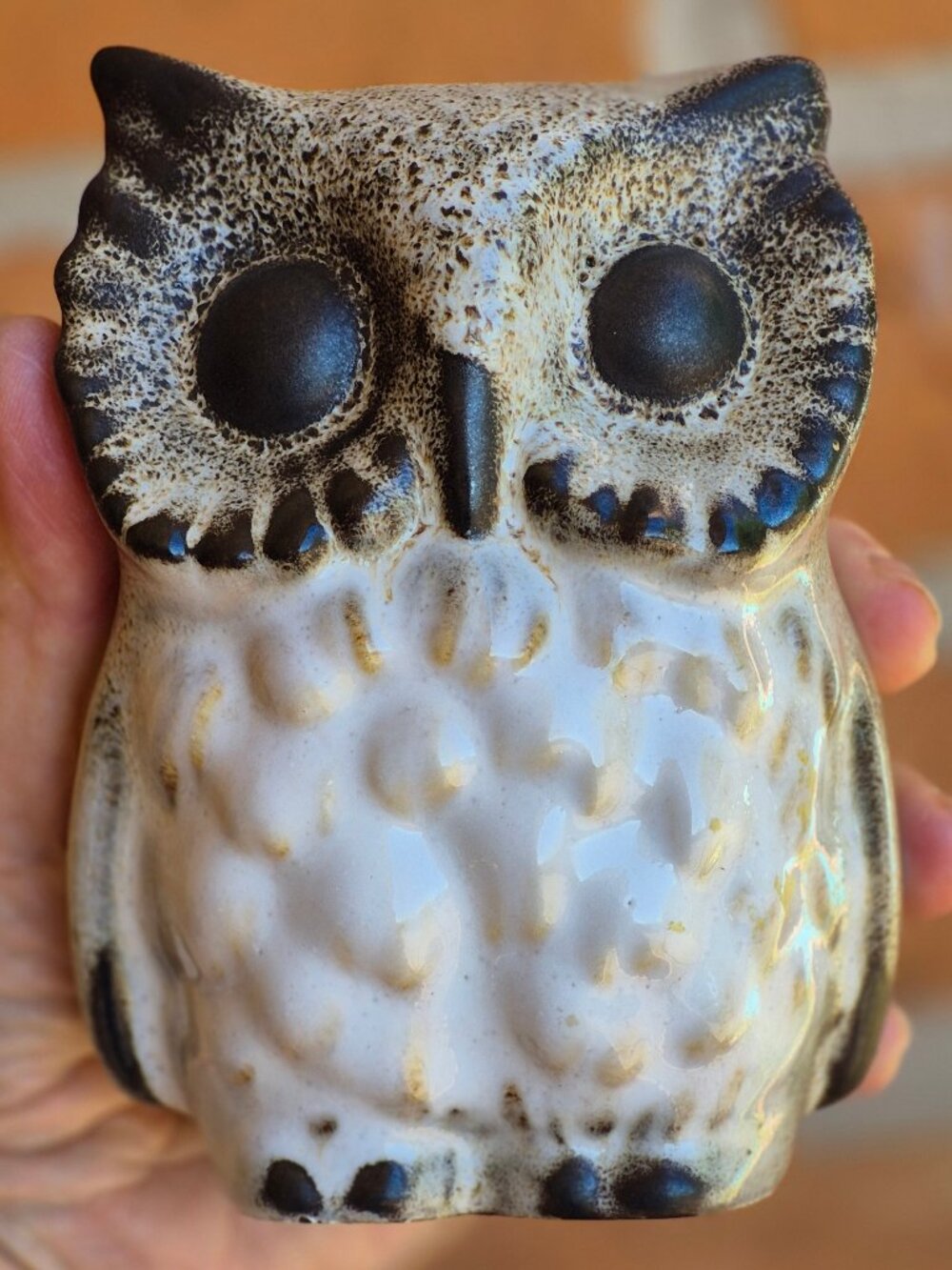 Vintage Howard Pierce Ceramic Horned Owl Figurine - Picture 2 of 15